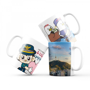 풀컬러 인쇄 머그컵