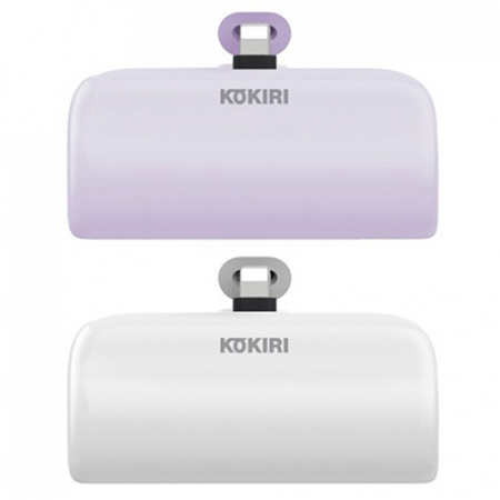 코끼리 베이직 도킹형 고속 보조배터리 5000mAh 아이폰용(8핀) KPB-M5000PL #2