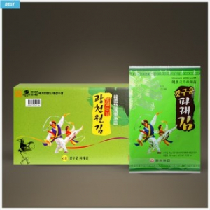 광천원김 갓구운 파래김(18g×10봉)