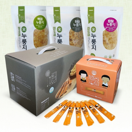 누룽지스토리 미드미 누룽지 선물세트1호 누룽지*3개+숭늉차50개 #3