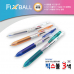 작은이미지: 크라운 픽스볼 3색 볼펜 0.48mm #3