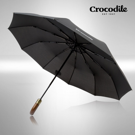 크로커다일 3단 60-10K 우드 곡자 전자동 우산 #3