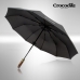 작은이미지: 크로커다일 3단 60-10K 우드 곡자 전자동 우산 #3