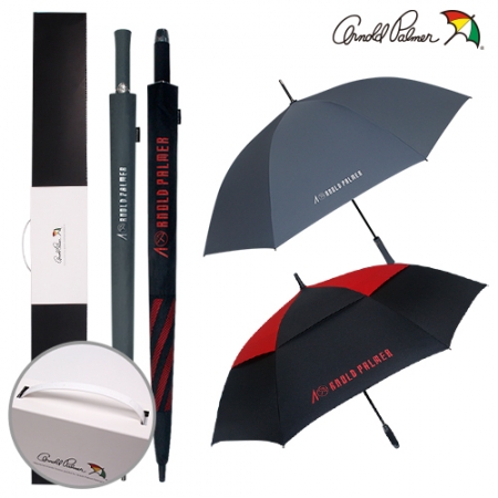 아놀드파마 75자동 이중 방풍 블랙 레드+70자동 파스텔 장우산세트 #2