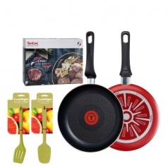 테팔 쿡라이트 프리미엄 프라이팬20Cm +실리콘뒤집 + 스파츌러 3종세트