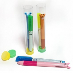 문구세트 D형 - 4 (형광펜 + 2색 볼펜)