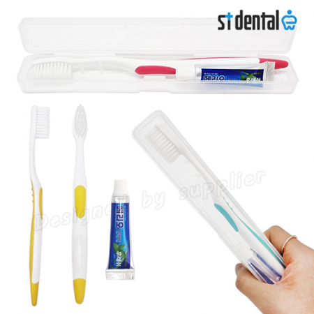 큐빅ㅡ알파4호 LG미세모 칫솔치약세트 미니케이스 페리오 5g #2