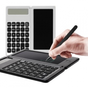 컴우드 CW- CT80 접이식 전자계산기 메모보드