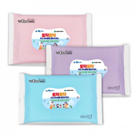 깨끗한 물누리 와이드 물티슈 20매(플레인), 빅사이즈 #2