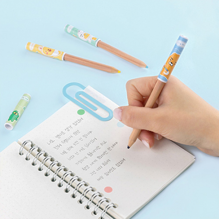 캐릭터 러블리 4본 안전 연필캡 세트 #5