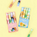 캐릭터 러블리 4본 안전 연필캡 세트