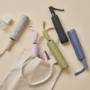 3단 자동 이중살대 우산, 튼튼한우산 소량 제작 암막 UPF50+