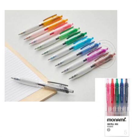 모나미 FX 제타 볼펜 세트 5컬러. 신학기 졸업 선물 국산 #2
