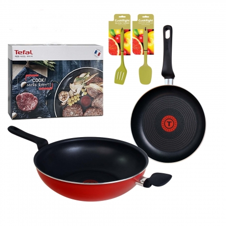테팔 쿡라이트 프리미엄 프라이팬 24cm 궁중팬30cm 뒤집개 스파츌러 3종세트 #2