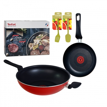테팔 쿡라이트 프리미엄 프라이팬20cm 궁중팬30cm 실리콘뒤집 스파츌러 3종세트 #2