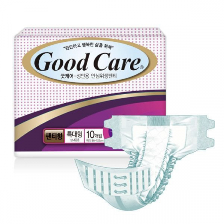 팬티형 겉기저귀 굿케어 성인용 위생팬티 요실금 환자용 치매노인 위생패드 테잎형 특대형 1팩 10매 #3
