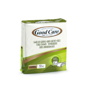 굿케어 위생매트, 성인 배변패드, 환자용 치매노인 침대방수패드 까는기저귀 굿케어 깔개매트 위생펄프 안심 고급형 1팩 10매입