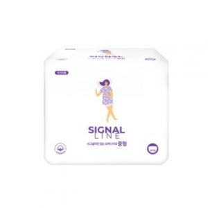 시그널라인 중형 1팩 8매입, 팬티형 생리대 입는 오버나이트
