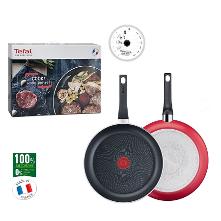 테팔 IH 스타트 앤 쿡 24CM4 + 종이뚜껑 50매, 실용적인 디자인과 안심코팅 ! #2