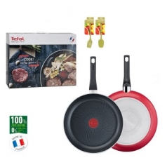 테팔 스타트앤 쿡 24CM + 뒤집개 + 스파츌러 3종세트, 실용적인 디자인과 안심코팅 !
