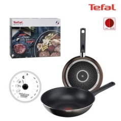 테팔 비스트로 프라이팬 26cm + 궁중팬 28cm + 종이뚜껑 (30매)