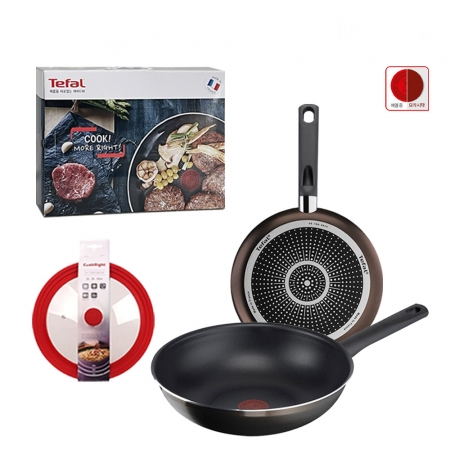 테팔 비스트로 프라이팬 26CM + 궁중팬 28cm + 멀티뚜껑(레드), 꾸준히 잘 나가는 프리미엄 #3