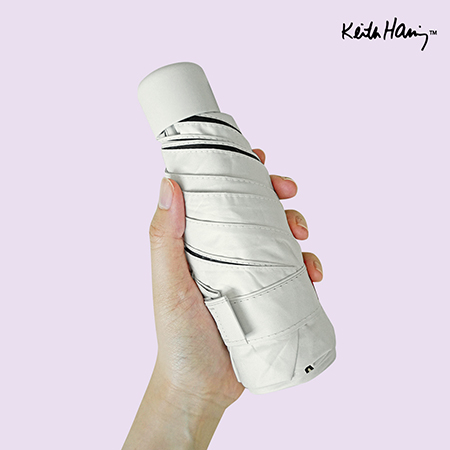 키스해링 미니퍼피 파스텔 5단 암막 양우산, 초미니 #9