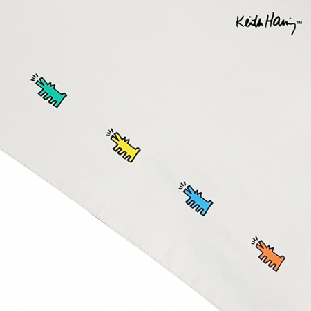 키스해링 미니퍼피 파스텔 5단 암막 양우산, 초미니 #3