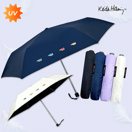 키스해링 미니퍼피 파스텔 3단 초미니 양우산 #2