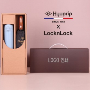 협립 완전자동 3단 70 골프우산 + 락앤락 슬림핏 원터치 400ml 텀블러세트
