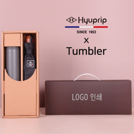 협립 암막 고밀도 커넥션 VIP 3단 70 완전자동 우산/양산+벤스 텀블러세트 #2