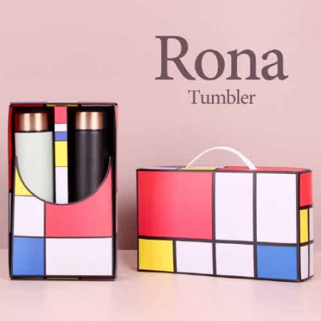 로나 이중진공 텀블러 2P 아트세트 #2