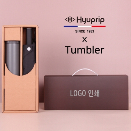 협립 3단60 슈퍼 젠틀맨 고밀도 수동식 우산+벤스 텀블러세트 #2