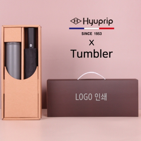 협립 3단60 컨트롤안전 초고밀도 완전자동우산+벤스 텀블러세트 #2