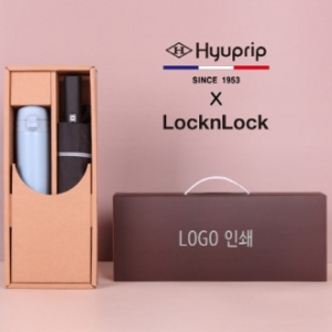 협립 3단60 슈퍼텐 10K 거꾸로 야광안전 완전자동우산 + 락앤락 슬림핏원터치 400ml 텀블러세트