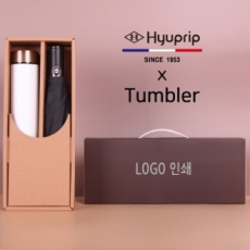 협립 3단 60 울트라 고밀도 30데니어 레자손 완전 자동우산+로나 이중진공 500ml 텀블러세트