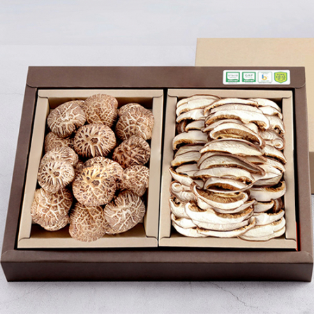 표고버섯농장 유기농 건표고버섯 동고130g+슬라이스120g 단체 명절 선물세트 // 국내산 #2