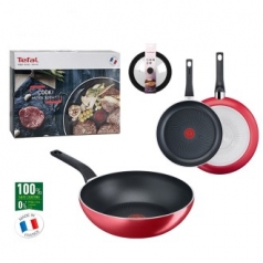 테팔 IH 스타트 앤 쿡 프라이팬 24cm+프라이팬 28cm+궁중팬 28cm+멀티뚜껑(블랙)