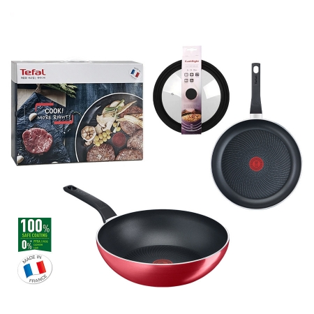 [테팔] IH 스타트 앤 쿡 프라이팬 24cm+궁중팬 28cm+멀티뚜껑(블랙) #2