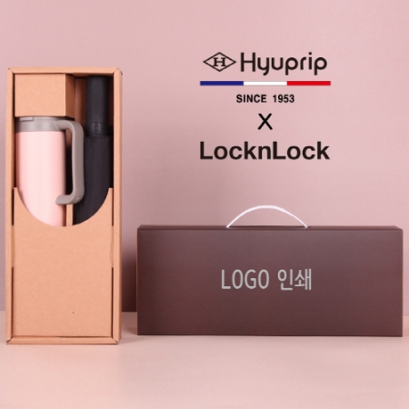 협립 슈퍼텐 10K 포뮬러타이어 고밀도 3단60 완전 자동 우산 + 락앤락 테이블머그 텀블러세트 473ml #2