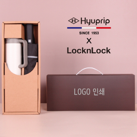 협립 슈퍼텐 10K 거꾸로 야광 안전 3단 60 완전 자동 우산 + 락앤락 테이블머그 텀블러세트 473ml #2