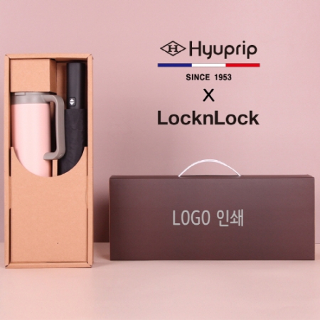 협립 컨트롤안전 초고밀도 3단 60 완전 자동 우산 + 락앤락 테이블머그 텀블러세트 473ml #2