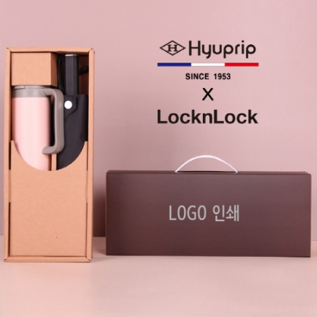 협립 3단60 슈퍼 젠틀맨 고밀도 수동식 우산+락앤락 테이블머그 473ml 텀블러세트 #2