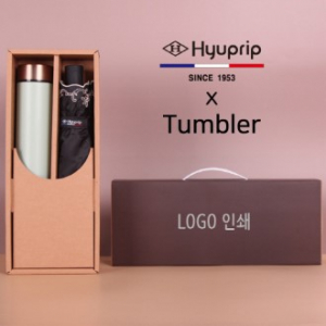 협립양산 블랙라벨 아우라 양산+로나 이중진공 500ml 텀블러세트 // 국내산