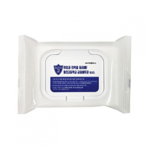 홍보 캡형 물티슈 흰색 30매