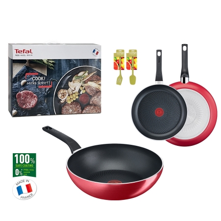 테팔 IH 스타트 앤 쿡 프라이팬 24cm+프라이팬 28cm+궁중팬 28cm+뒤집개+요리주걱, 꾸준히 잘 나가는 프라이팬 #3