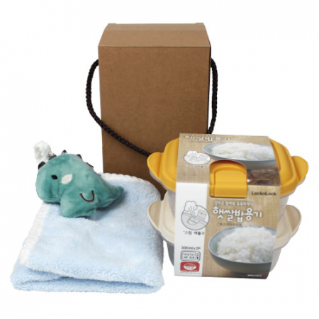 락앤락 햇쌀밥 용기 + 캐릭터 주방타올 세트 #2