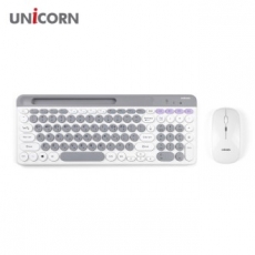 유니콘 2.4G+블루투스 무선 키보드 마우스 세트 BK-600SB