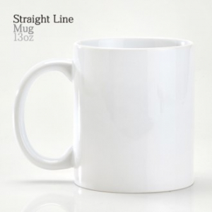 13oz 직선 도자기 머그 365ml, dr매직