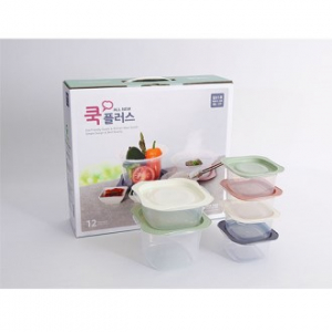올뉴 쿡플러스 점보 1호 6종 밀폐용기 12p세트